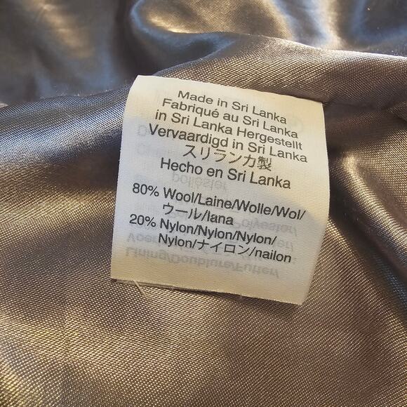 J.CREW Light Gray COCOON Nello Gori Italian Stadium-Cloth Wool Blend COAT Size 0 - Picture 10 of 12